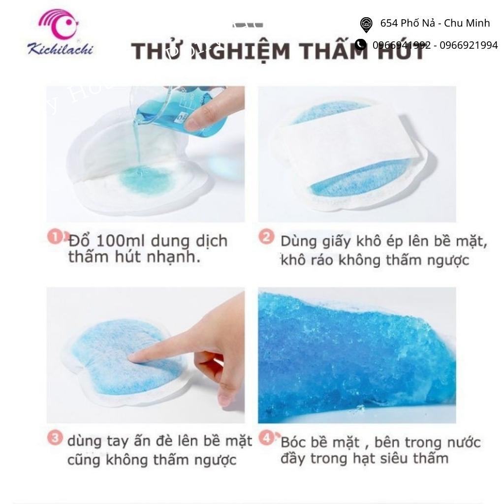 Miếng Lót Thấm Sữa Kichi 108 Miếng Siêu Thấm Hút, Chống Tràn, An Toàn Cho Mẹ Sau Sinh