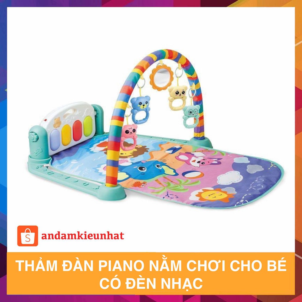 Thảm nằm chơi nhạc hình hươu xinh phát triển trí tuệ cho bé - Voi xanh