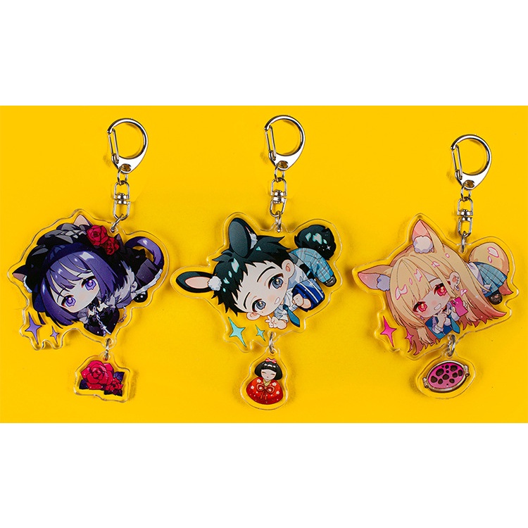 Móc Khóa Hình Nhân Vật Anime Dễ Thương Xinh Xắn