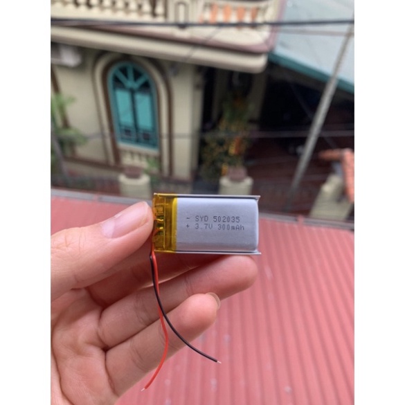 Pin Li-Po 3.7V 502030- 200mAh và 502035- 300mAh cho Dock sạc tai nghe Bluetooth, Loa Bluetooth, Các thiết bị điện tử..