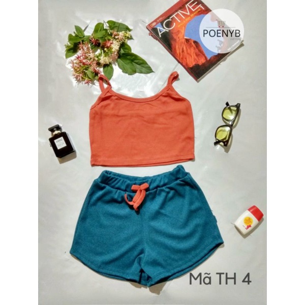 Đồ Bộ 2 Dây Tập Gym Tập Yoga Thể Dục Mặc Ngủ Buổi Tối Chất Mát  POENYB | BigBuy360 - bigbuy360.vn