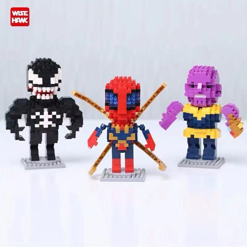 Đồ Chơi Lắp Ráp Lego Hình Nhân Vật Avengers/Người Nhện/Người Sắt Giáo Dục Cho Bé