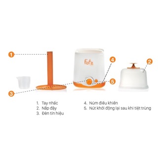 Máy hâm sữa đôi Fatz baby