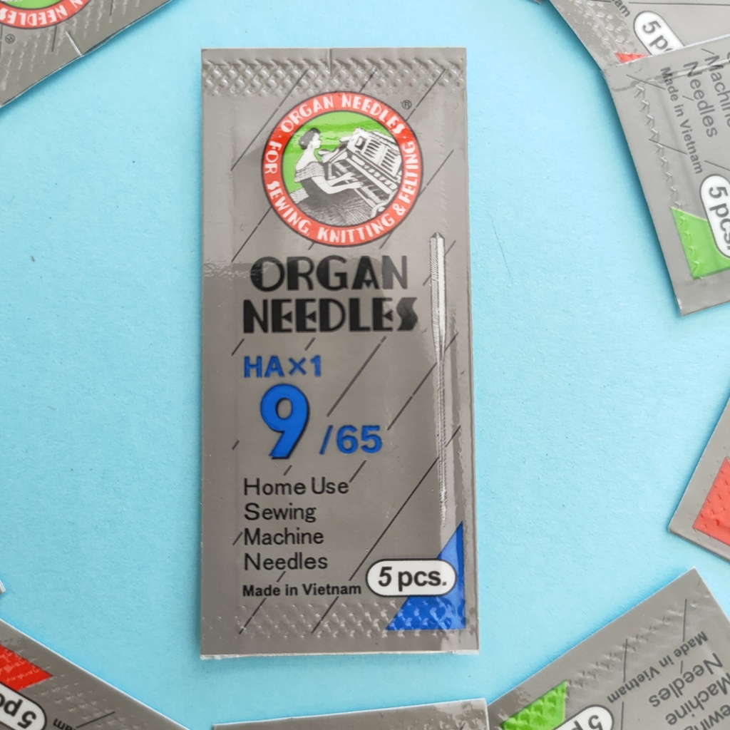 Kim Máy May Gia Đình - Gói Nhỏ 5 Chiếc- Kim Nhật - Kim HA- Đường May Đẹp- Đủ Số 9,11,14,16- Dùng Cho Máy May Gia Đình