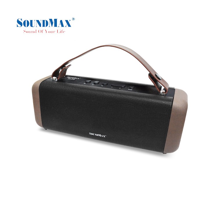 Loa di động SOUNDMAX SB206 Bluetooth (SB-206) 30W hỗ trợ USB, thẻ nhớ - Hàng Chính Hãng