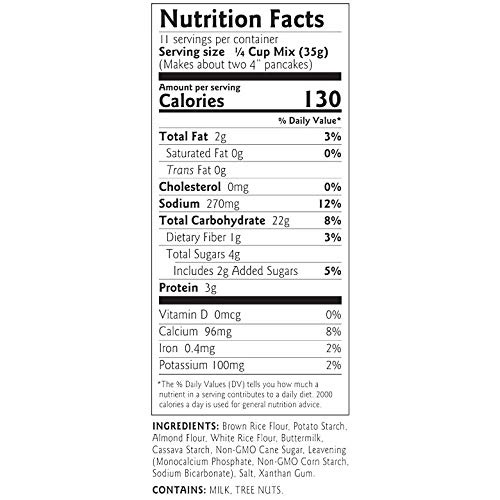 BỘT BÁNH PANCAKE GLUTEN-FREE Birch Benders Pancake &amp; Waffle Mix, 397g (14oz)