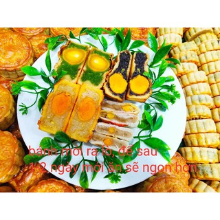 bánh trung thu trà xanh 200g trứng