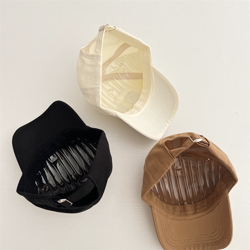 Mũ Lưỡi Trai Chống Nắng Màu Trơn Thêu Họa Tiết 06 Thời Trang Cho Bé