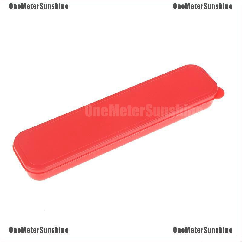 1 Hộp Nhựa Đựng Ống Hút 24.3cm
