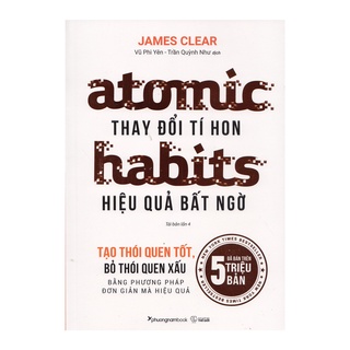 Sách - atomic habits - thay đổi tí hon hiệu quả bất ngờ - tái bản lần 4 - 8932000132684