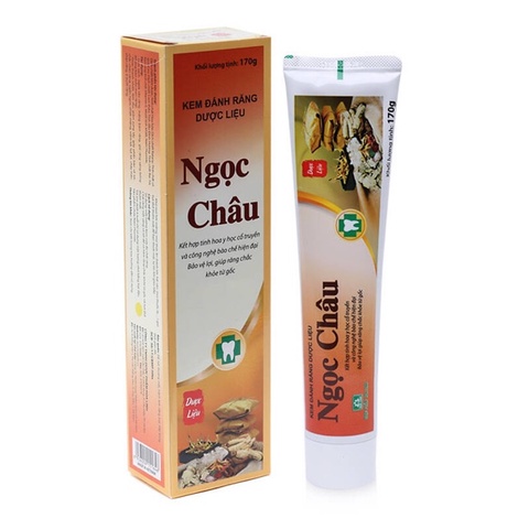 Ngọc châu kem đánh răng dược liệu 170g