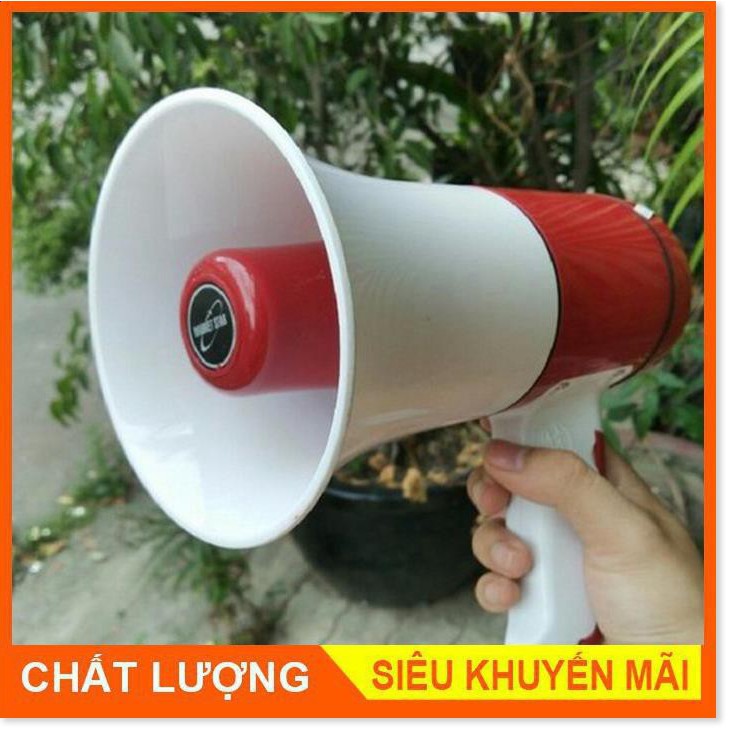 Loa Phóng Thanh Pin Sạc Cầm Tay  Megaphone MS16-003 Có Khe Cắn USB, Ghi Âm Phát Lại