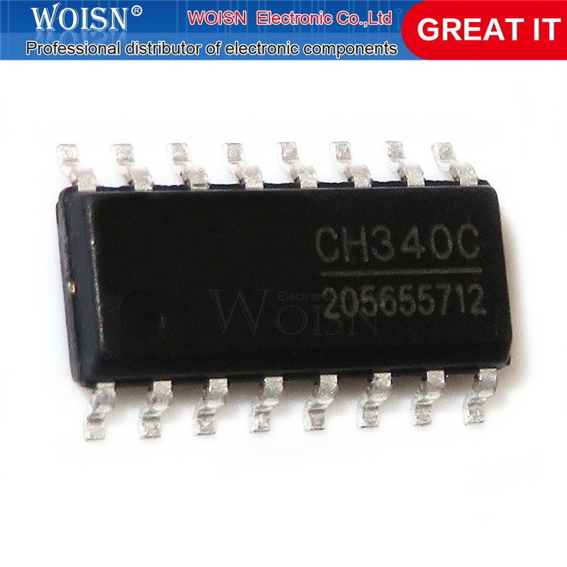 10pcs Ic Ch340C Ch340 Sop-16