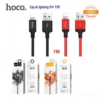 Cáp Hoco X14 Dài 1M/2M ✓Sạc IPhone IPad Chính Hãng ✓Chất Lượng Cao ✓Bảo Hành 12 Tháng Công Nghệ 4.0
