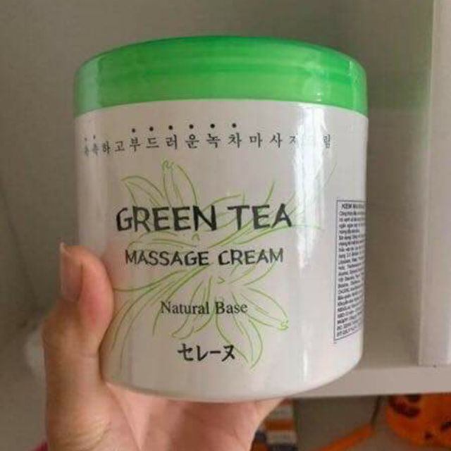 KEM MASSAGE  trà xanh green tea