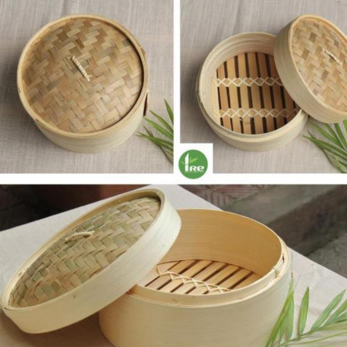 Xửng hấp tre/ Lồng hấp tre - D15/20/25/30cm - hấp bánh bao, hấp xôi, hấp củ quả -Xưởng SX