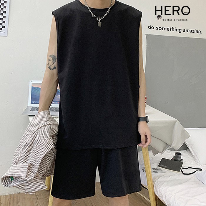 Set Áo Tanktop Nam Quần Short Năng Động Bồ Đồ Nam Thể Thao Phong Cách Hàn Quốc TT02 | BigBuy360 - bigbuy360.vn