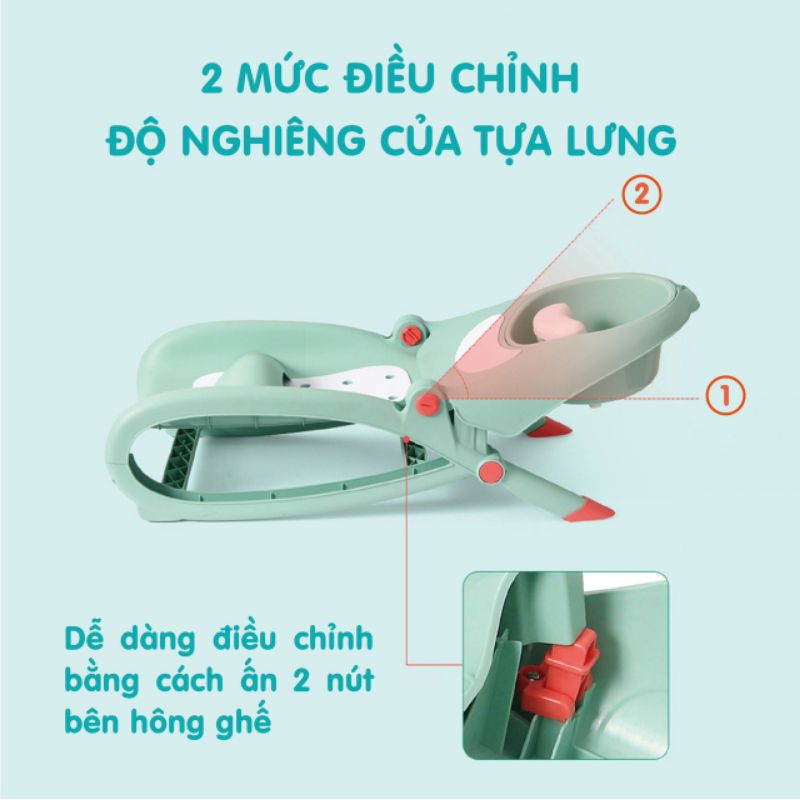 Ghế gội đầu Holla cho bé - tải trọng 70kg