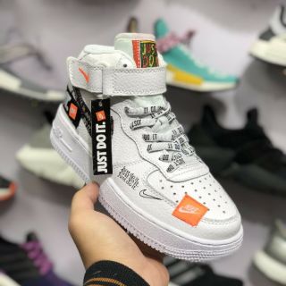 [ẢNH THẬT SHOP TỰ CHỤP BẰNG CAMERA THƯỜNG] GIÀY THỂ THAO NIKE AIR FOCE 1 HIGH JUST DO IT NAM NỮ