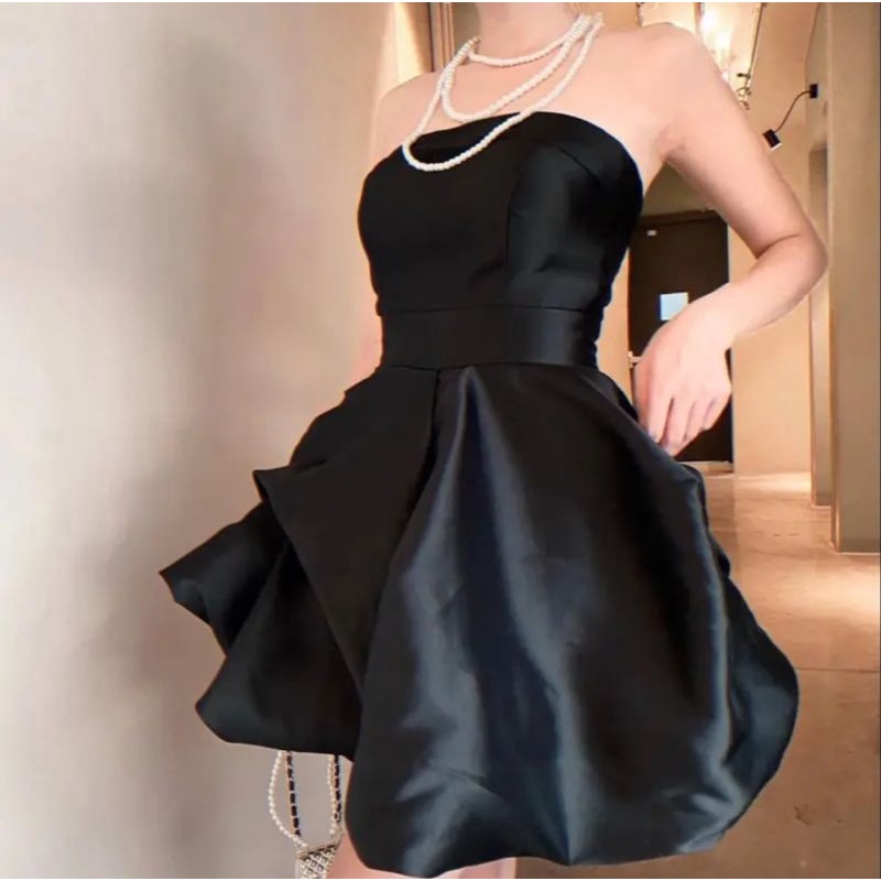 Đầm cúp ngực dáng xòe phồng công chúa, đầm váy thiết kế hotgirl đi tiệc dạo phố siêu xinh