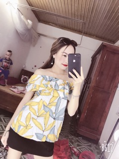 áo trễ vai(ảnh thật shop)