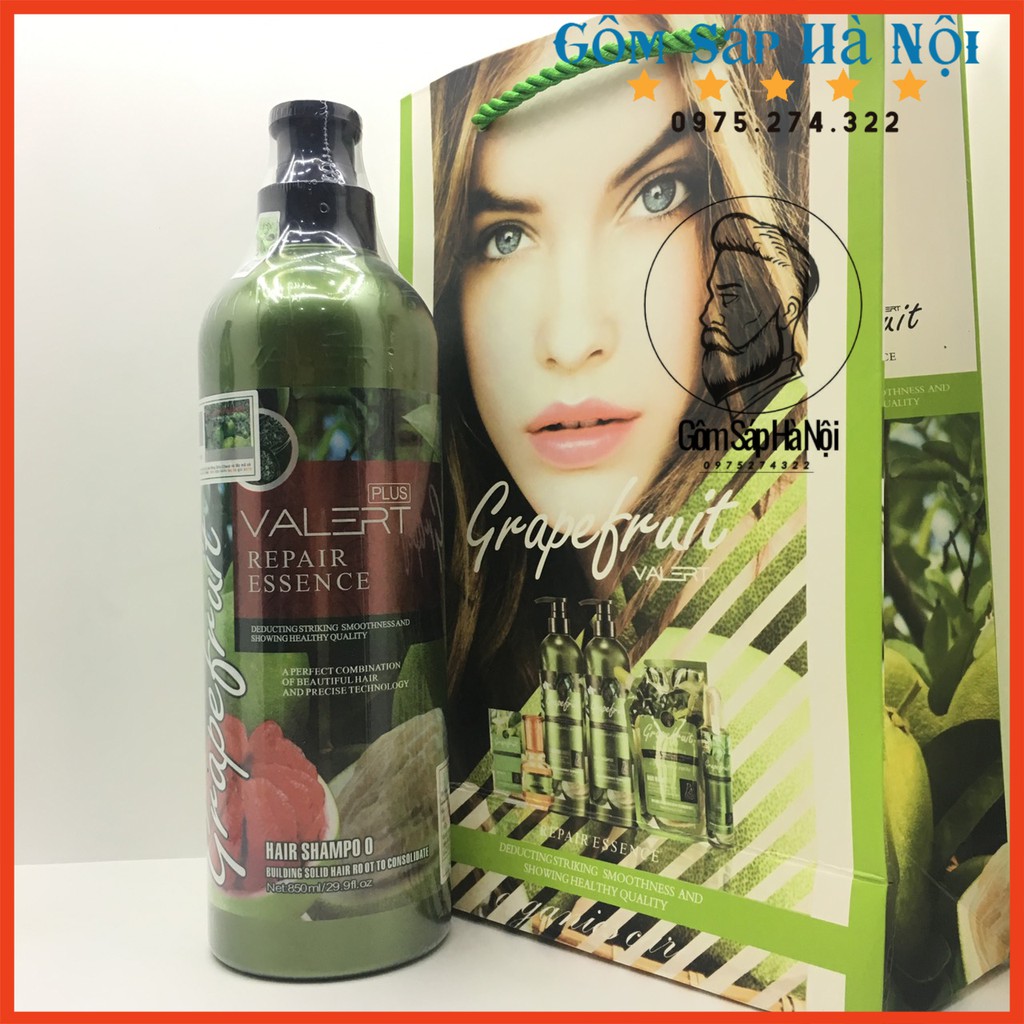 [ Tặng Tinh Dầu ]  Cặp Dầu Gội - Xả Bưởi 750ml