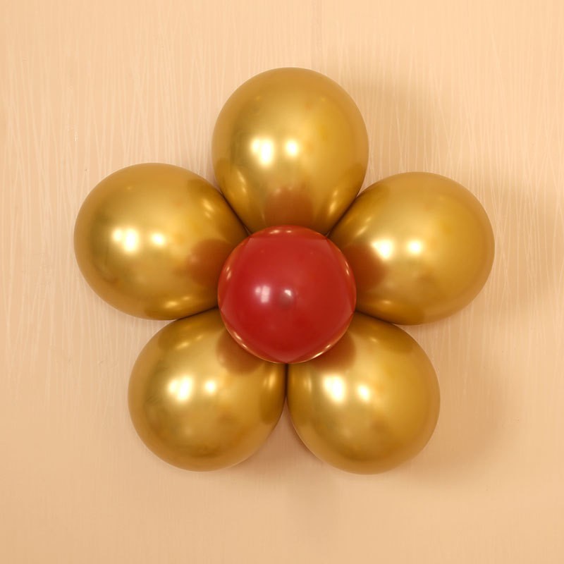 Nhựa kết bóng bay thành hình bông hoa trang trí sinh nhật trang trí thôi nôi đầy tháng tiệc cưới HAPPYKID DCKB