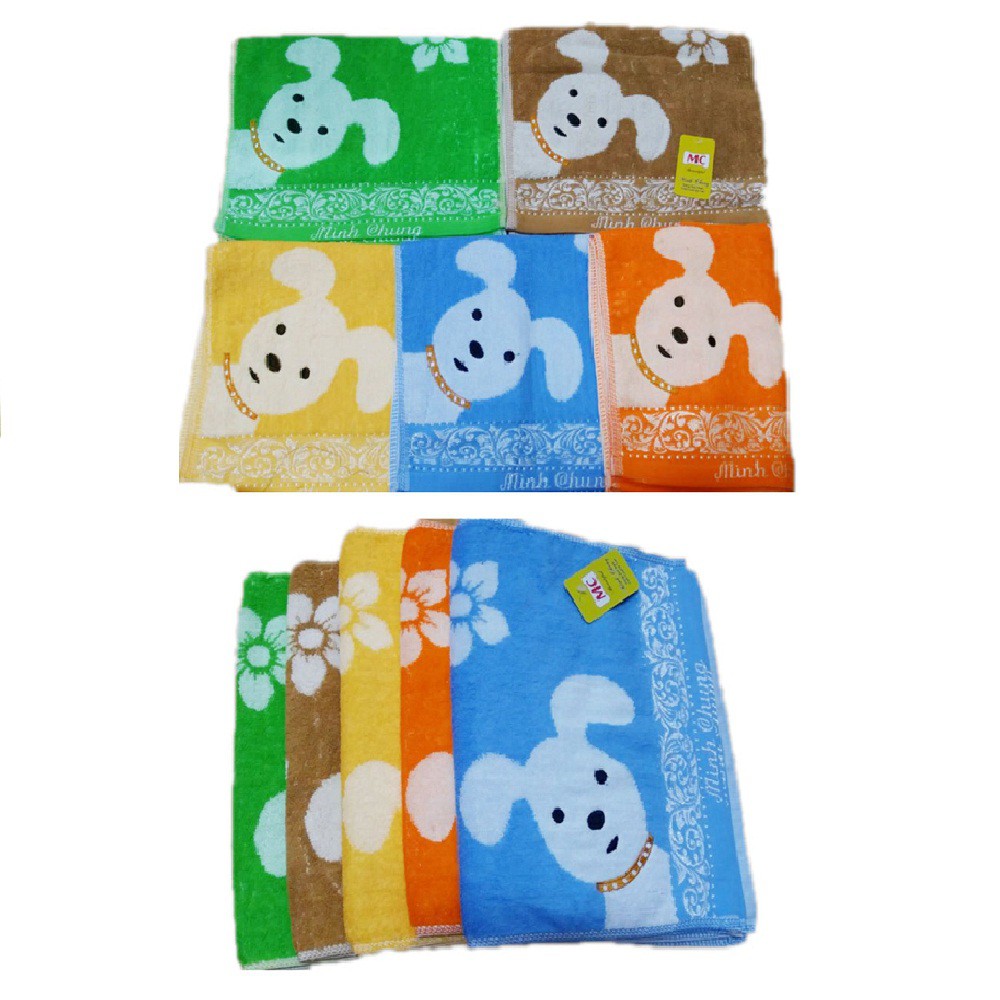 Bộ 10 khăn mặt cao cấp 30x50 hàng VNXK Nhật