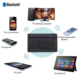 Bàn Phím Bluetooth Không Dây Siêu Mỏng 7 Inch