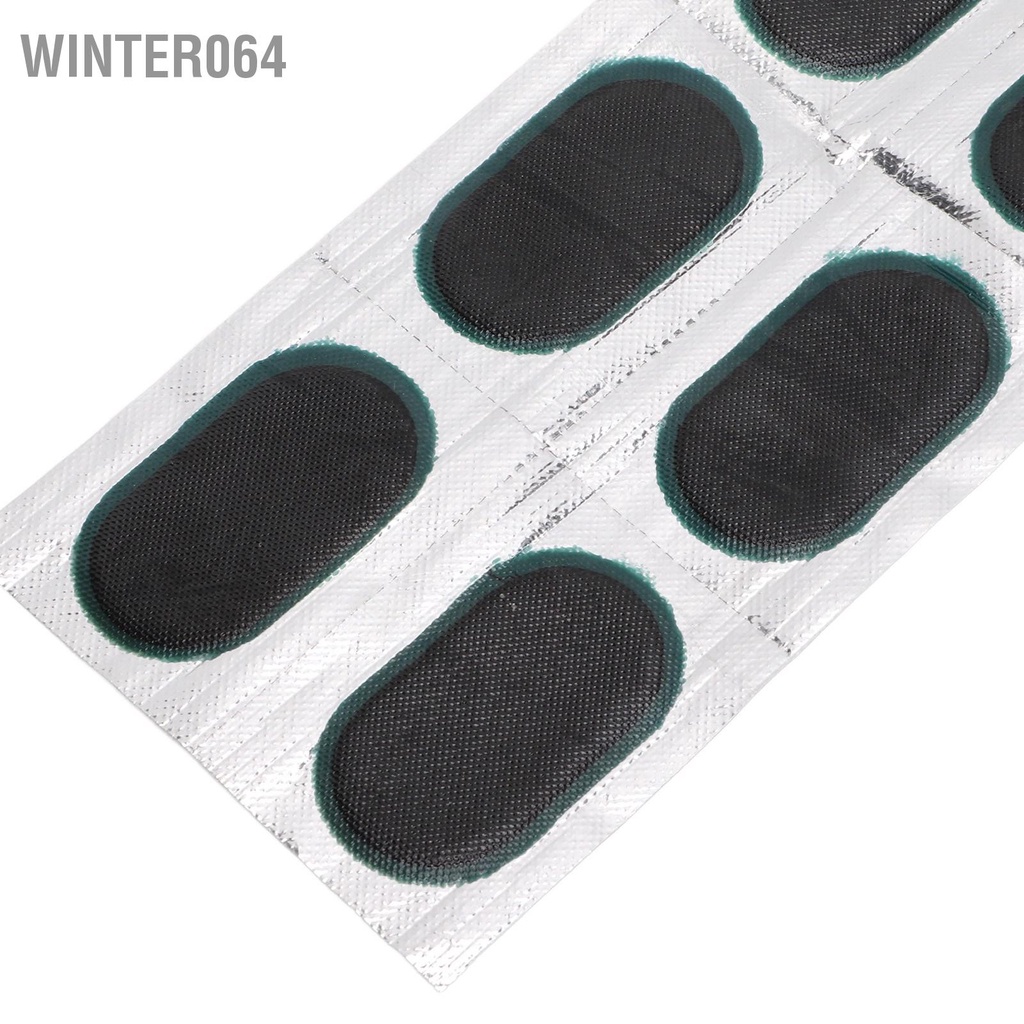 Winter064 Bộ vá lốp xe đạp sửa chữa cao su bên trong ống bằng keo cho điện