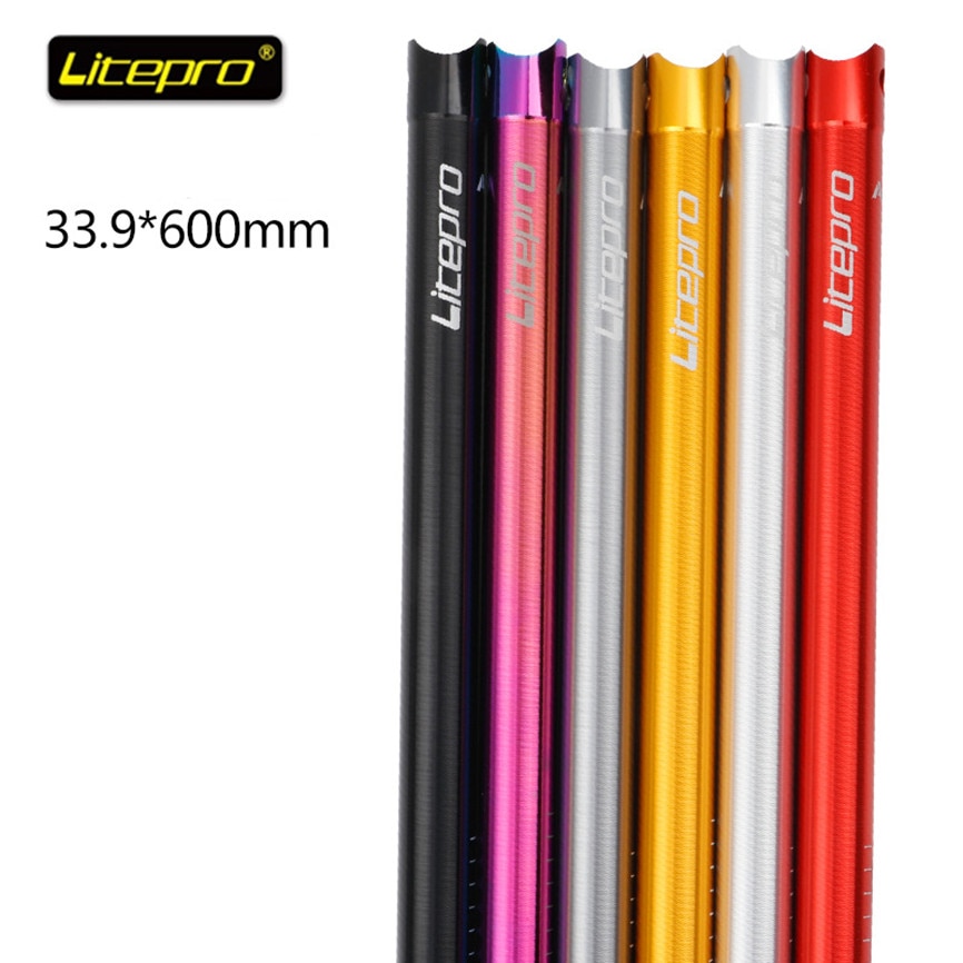 Ống trụ yên xe đạp Litepro A61 bằng hợp kim nhôm 33.9X600mm 330g