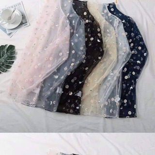 Áo ren cúc hoạ mi siêu xinh xắn