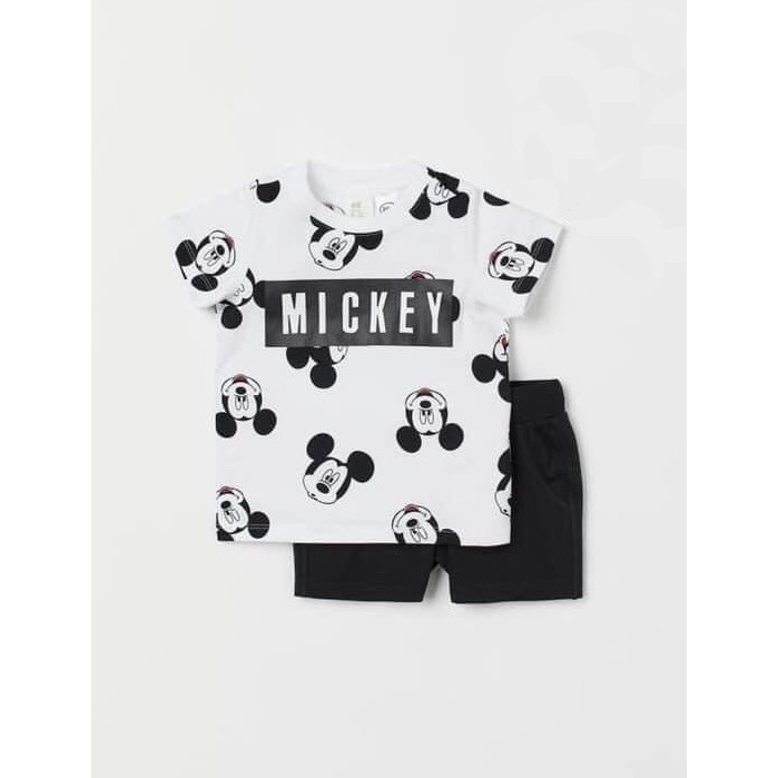 Bộ Cộc Tay Cho Bé Chất Cotton Mickey 2 Mẫu MoMoHouse