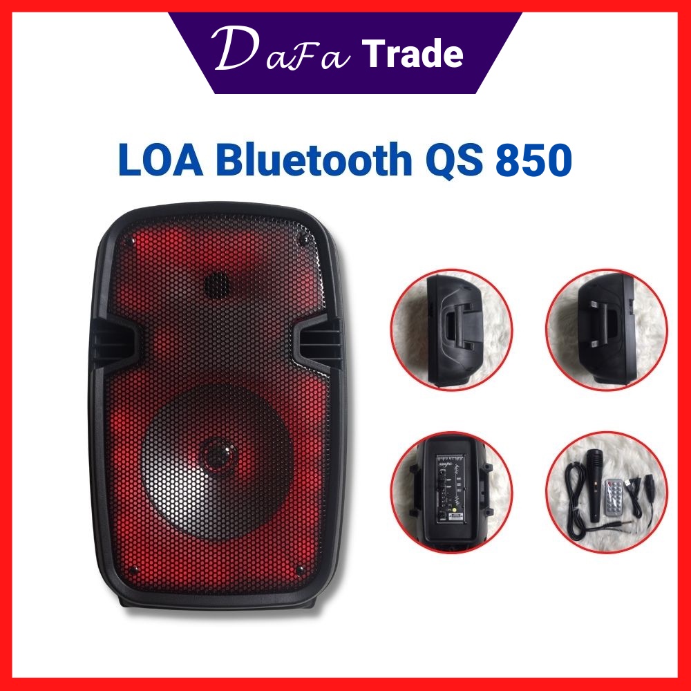 [ Hàng Cao Cấp ] Loa Cao Cấp Bluetooth Nghe Nhạc QS850 Kết Nối Không Dây Công USB Thẻ Nhớ Điện Thoại Laptop