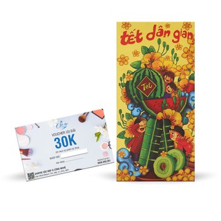 Bao lì xì may mắn - Tặng Voucher ưu đãi 30k khi mua mỹ phẩm tại Shop