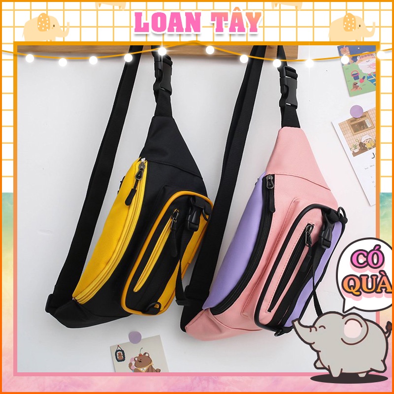 Túi Bao Tử Colorful Khóa Cài Ngang L1862 - LoanTay
