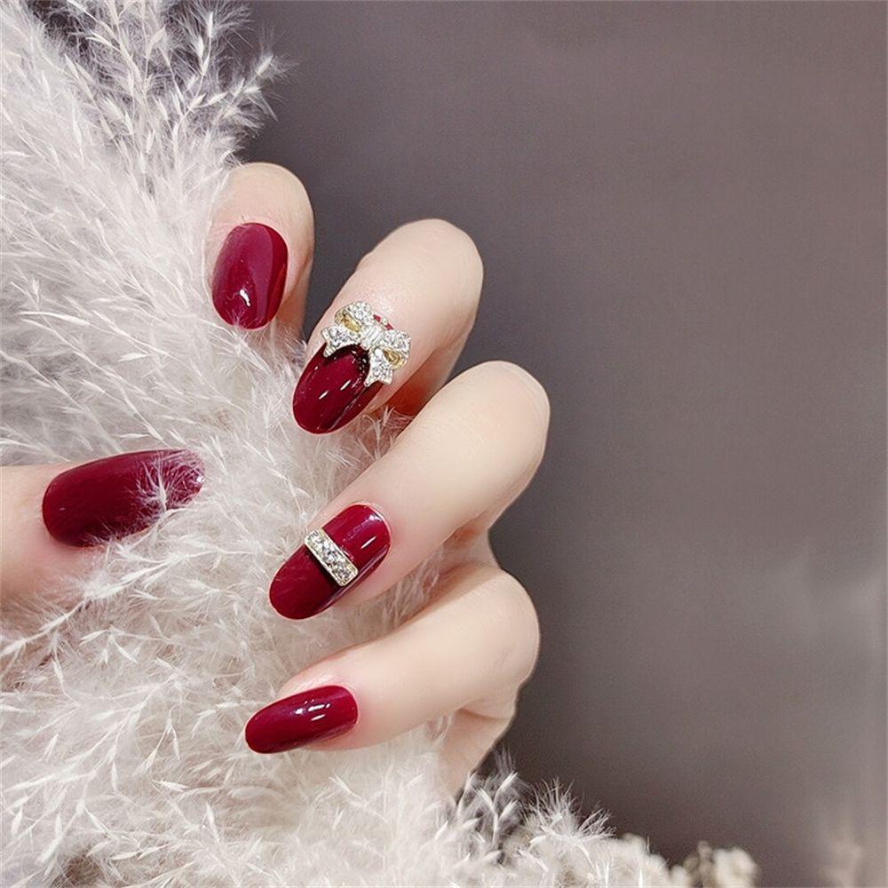 ESPO Bộ 24 Móng Tay Giả Che Phủ Toàn Diện Có Thể Tháo Rời