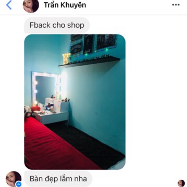 Bàn trang điểm đèn LED ngồi  Bệt bao giá thị trường | BigBuy360 - bigbuy360.vn