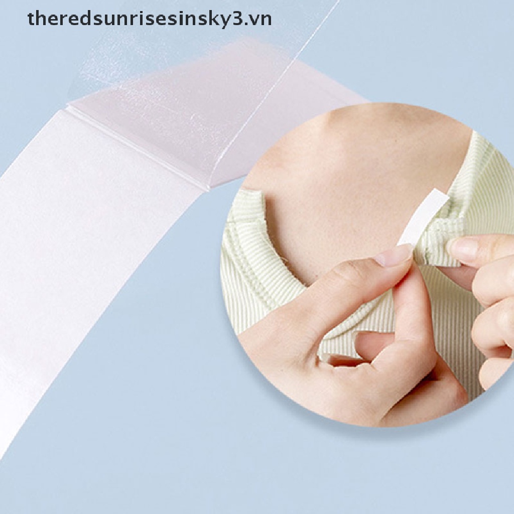 Set 36 miếng dán hai mặt trong suốt chống lộ đầm / quần áo