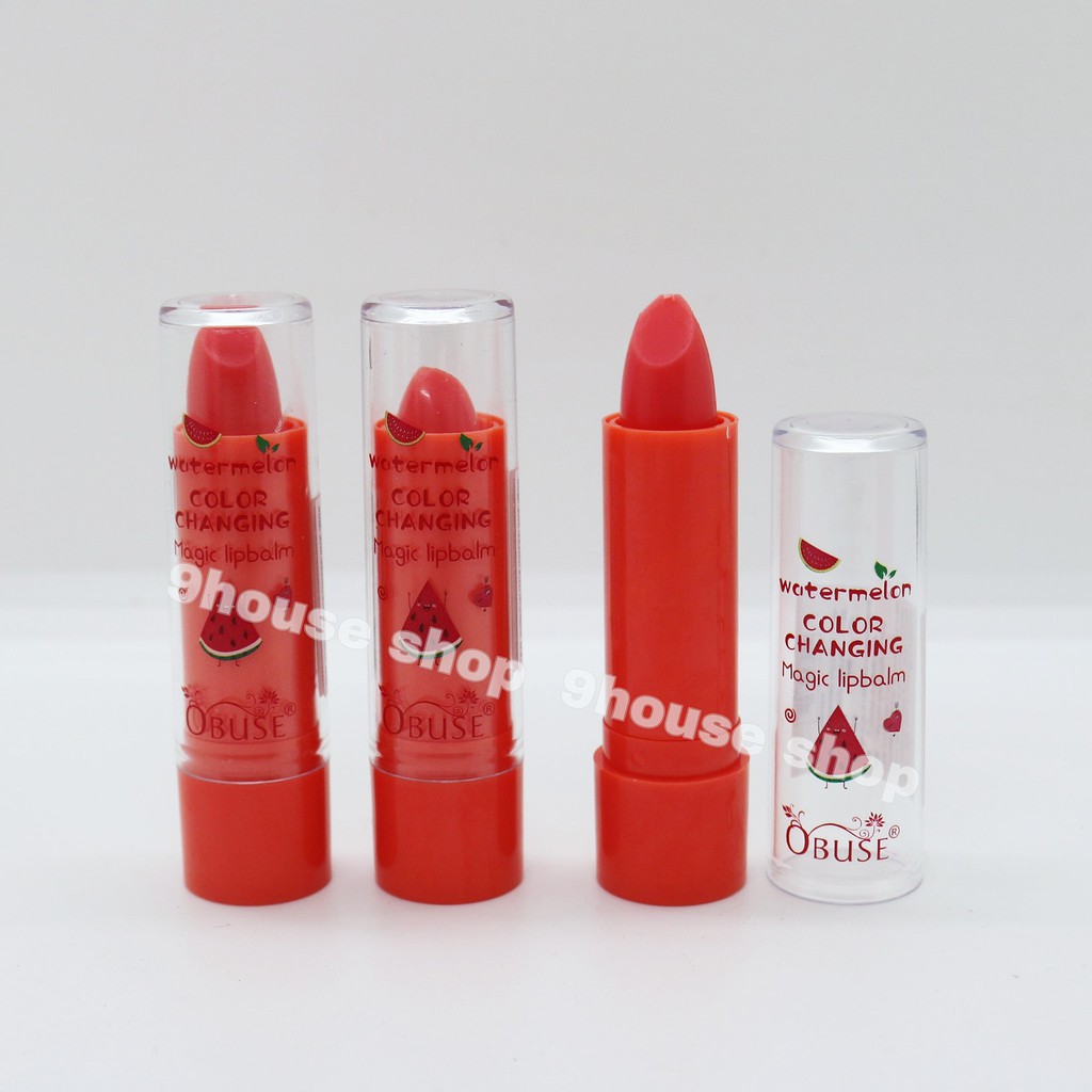 01 Son Dưỡng Môi Đổi Màu OBUSE Magic Lipbalm Thái Lan