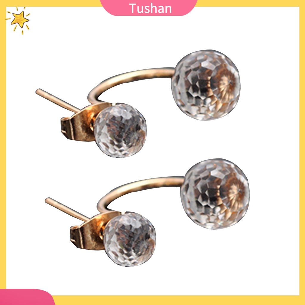 Khuyên tai nữ đính ngọc thời trang 2018