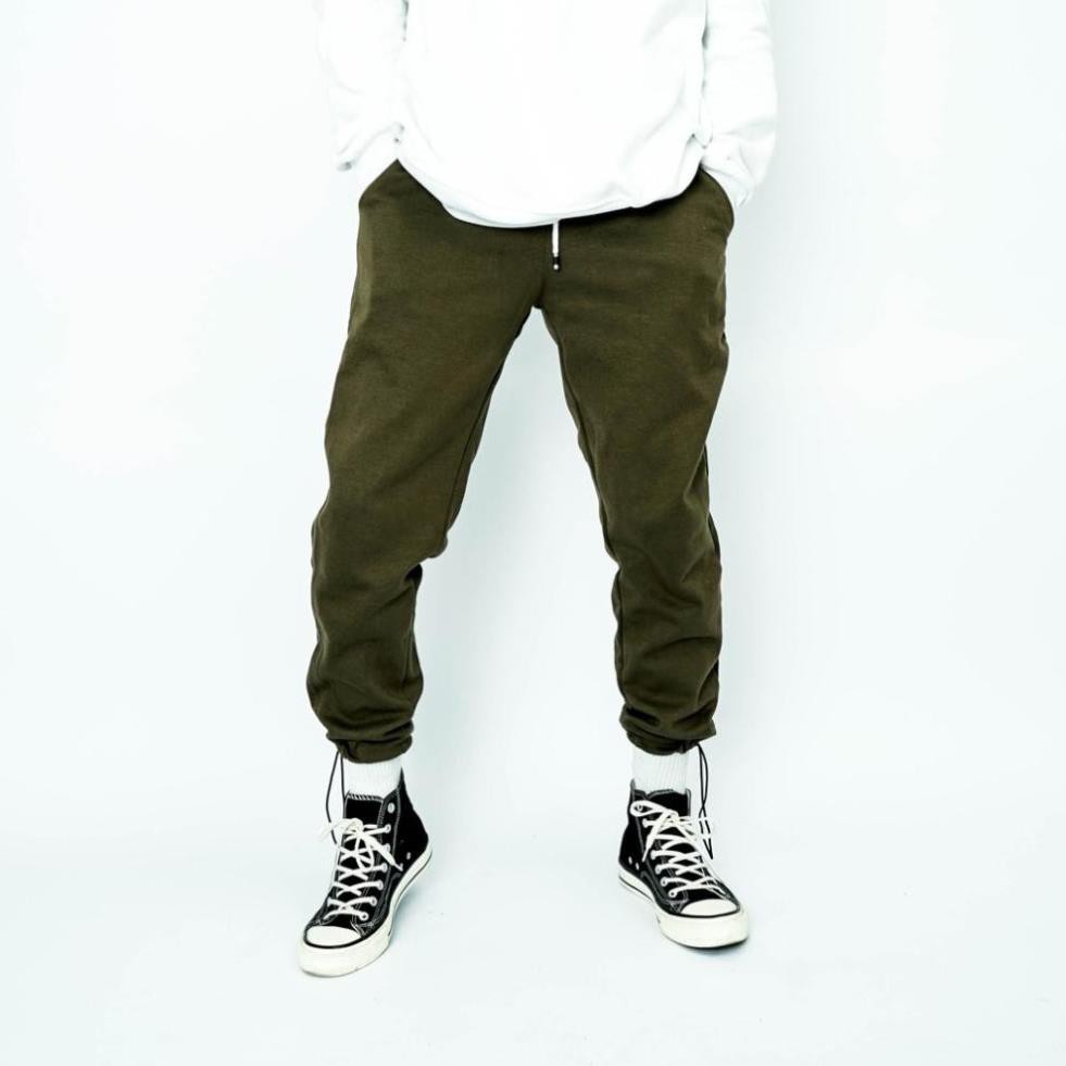 Quần jogger BÓ CHUN unisex N7 thể thao nam nữ nỉ cao cấp da cá bigsize thu đông basic pants ulzzang phong cách Hàn quốc