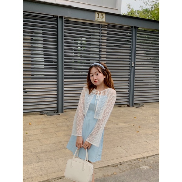 Váy dây/ Áo blazer/ Cả set