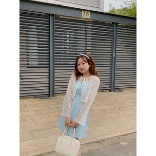 Váy dây/ Áo blazer/ Cả set