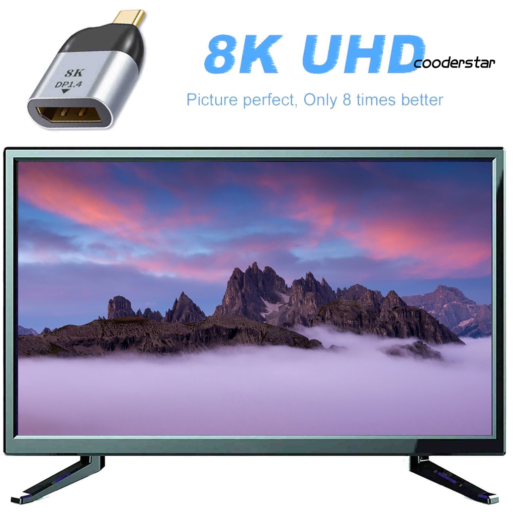 Đầu chuyển đổi USB Type C sang Displayport 8K 60HZ cho Thunderbolt 3