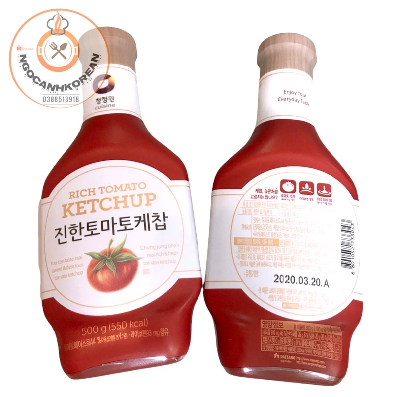 Tương Cà Ketchup HQ 500gr Daesang Hàn Quốc