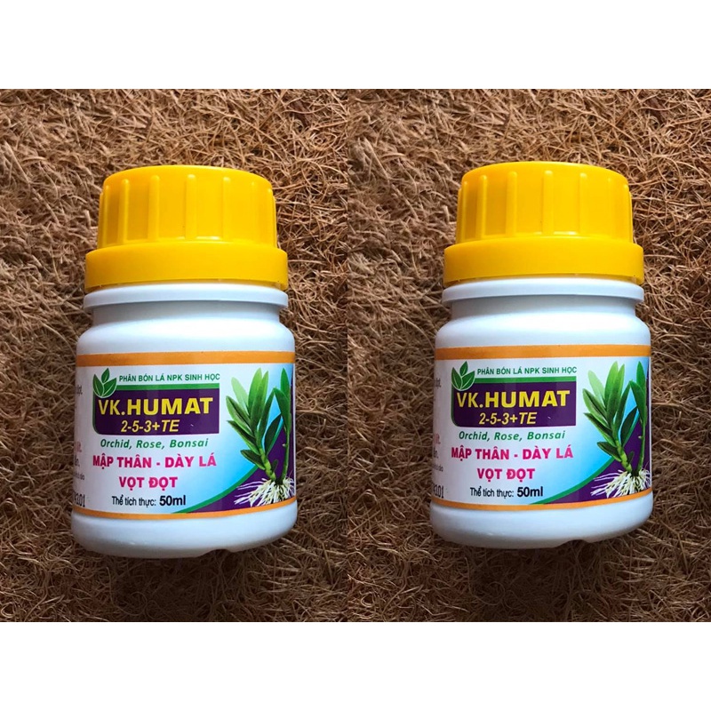 VK. HUMAT 2-5-3 + TE - chai 50ml  -Mai Huy -mập thân ,dày lá