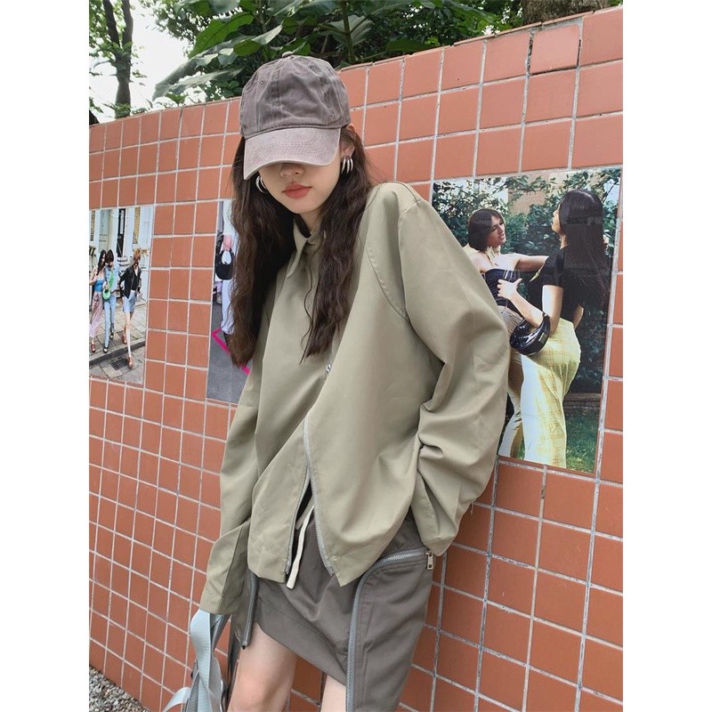 Áo Khoác Tay Dài Cổ Đứng Phong Cách Pháp Cổ Điển Thời Trang Mùa Thu 2022 Dành Cho Nữ