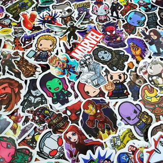 Sticker dán chống nước cao cấp MARVEL