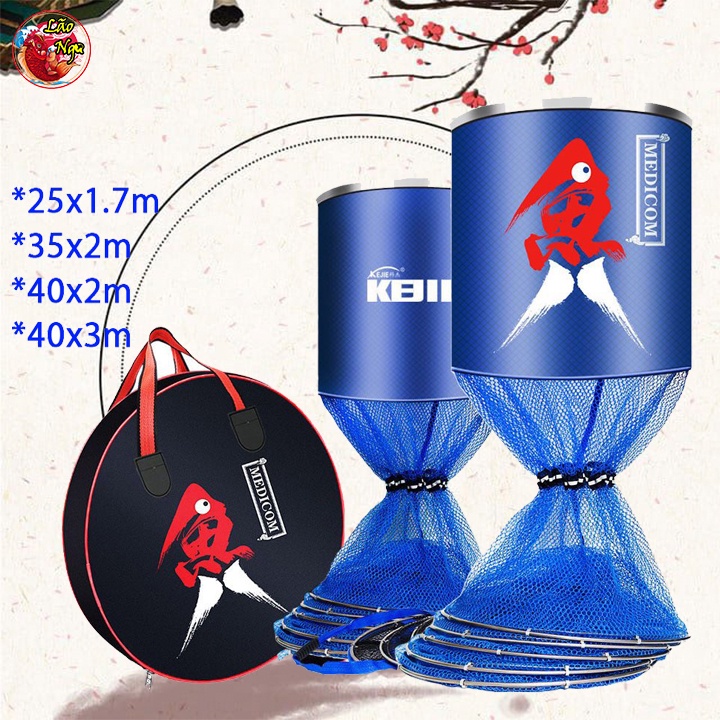 Giỏ Đựng Cá Rọng Đựng Cá khung kim loại siêu bền, túi đựng cá, dòng cao cấp-chất lượng giá rẻ - RC1
